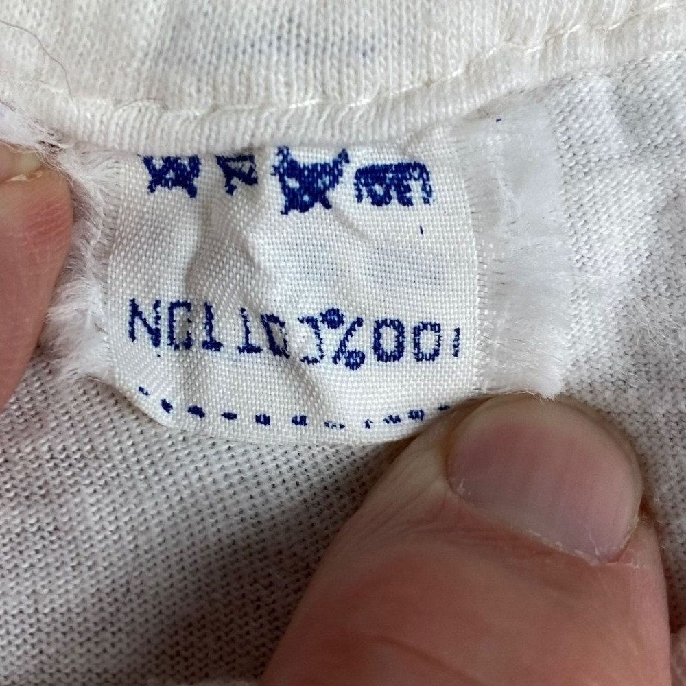 Vintage Great Wall of China Beijing Souvenir T-Shirt Kids White Single Stitch - Picture 3 of 9